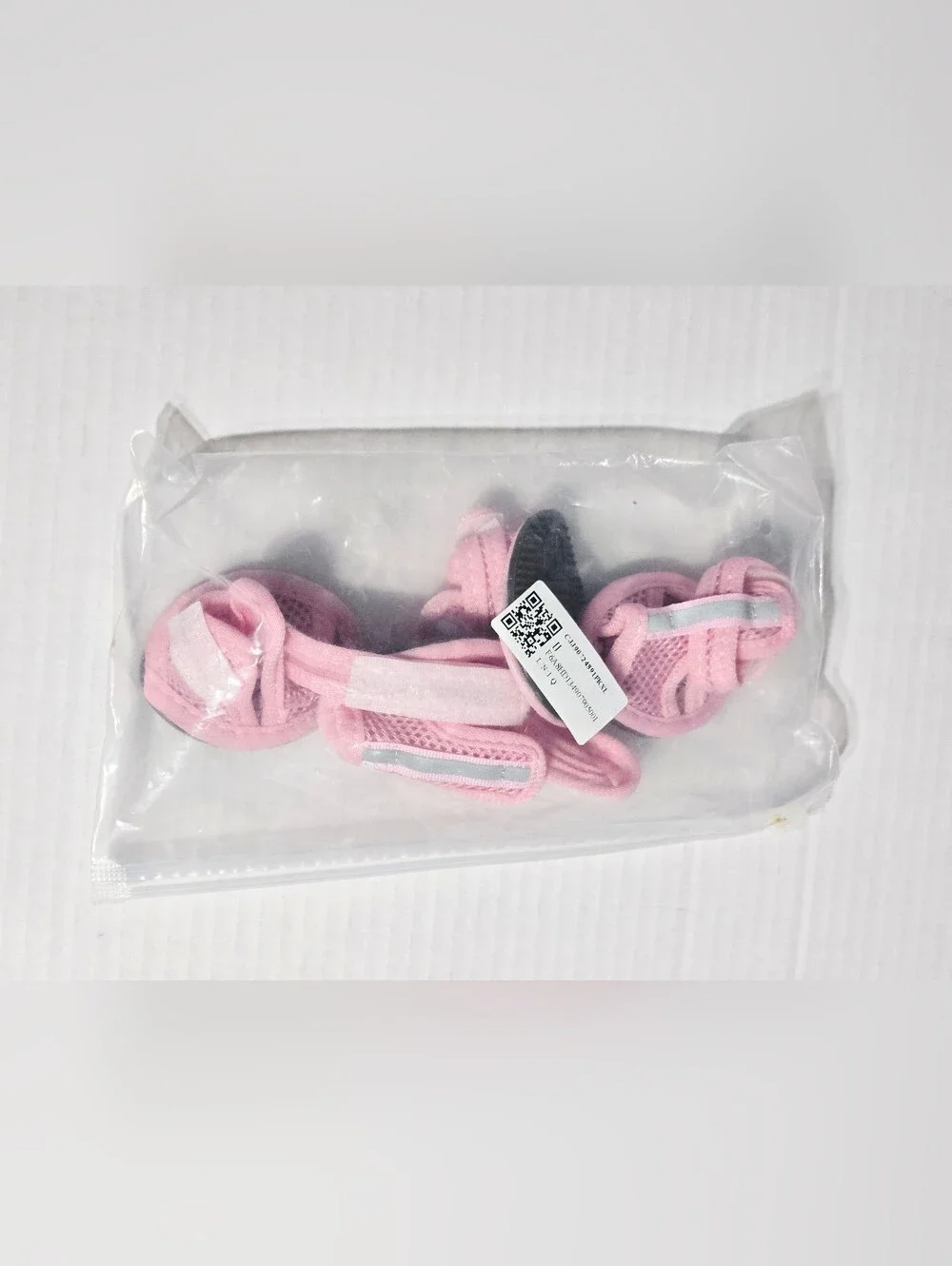 Pink Dog Shoes Boots Size 4 Mesh Breathable Reflective Pet Paw Booties Set of 4